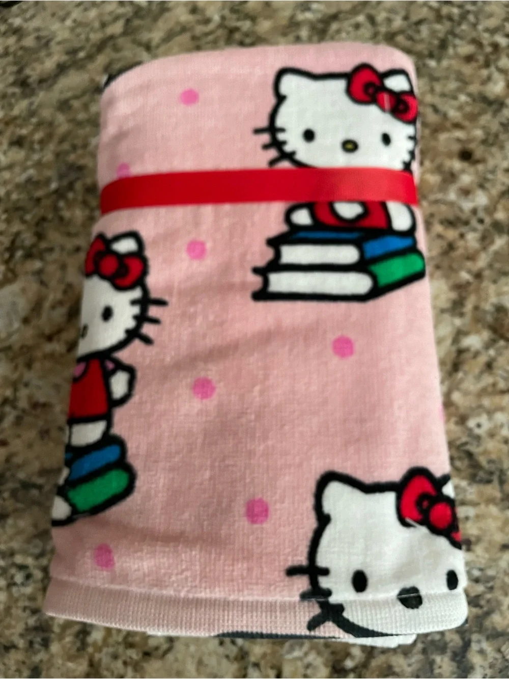 Hello Kitty Pink & White Character Hand Towels - 2 Pack